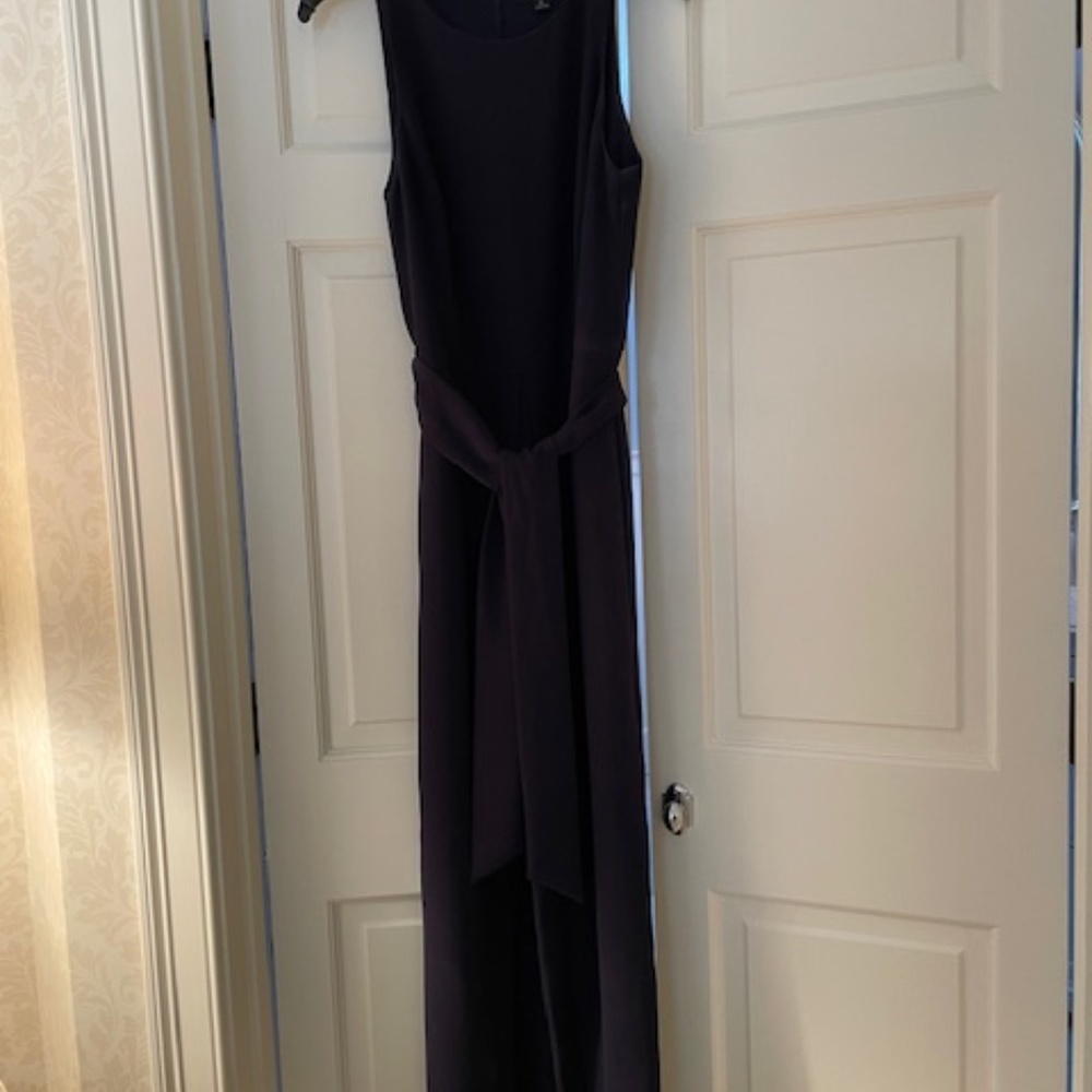 Tahari Navy Blue Jumpsuit Size 6